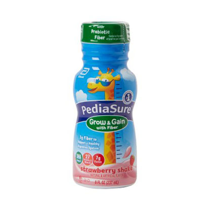 Picture of Pediatric Oral Supplement PediaSure® Grow & Gain with Fiber Strawberry Flavor 8 oz. Bottle Ready to Use56368