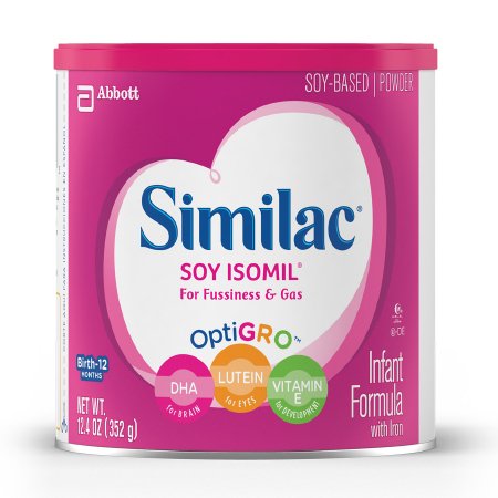 Picture of Infant Formula Similac® Soy Isomil® For Fussiness and Gas 12.4 oz. Can Powder55963