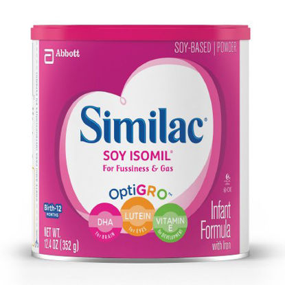 Picture of Infant Formula Similac® Soy Isomil® For Fussiness and Gas 12.4 oz. Can Powder55963