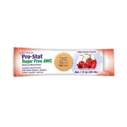 Picture of Protein Supplement Pro-Stat® Sugar Free AWC Wild Cherry Punch Flavor 1 oz. Individual Packet Ready to Use78398