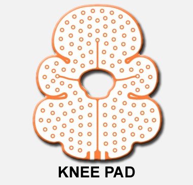 Picture of Cold Therapy Pad Ossur® Cold Rush® Knee One Size Fits Most Fabric / Vinyl ReusableB-232002000