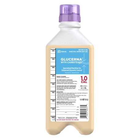 Picture of Tube Feeding Formula Glucerna® with Carbsteady 1.0 33.8 oz. Carton Ready to Hang Unflavored Adult62671