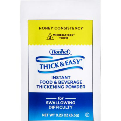 Picture of Food and Beverage Thickener Thick & Easy® 6.5 Gram Individual Packet Unflavored Powder Honey Consistency20223