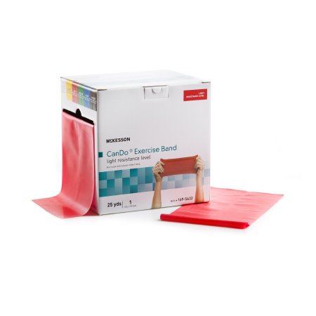 Picture of Exercise Resistance Band McKesson Red 5 Inch X 25 Yard Light Resistance169-5632