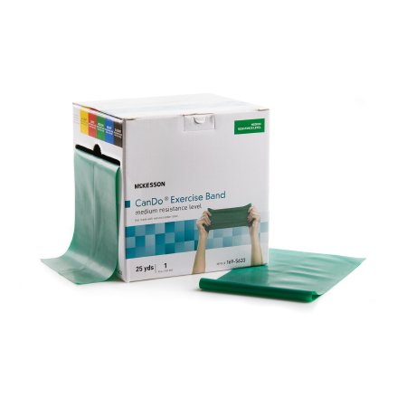 Picture of Exercise Resistance Band McKesson Green 5 Inch X 25 Yard Medium Resistance169-5633