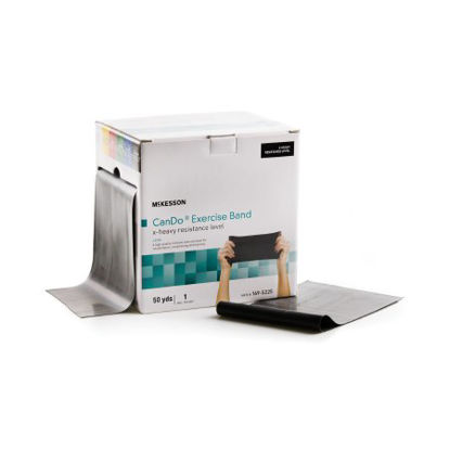 Picture of Exercise Resistance Band McKesson Black 5 Inch X 50 Yard X-Heavy Resistance169-5225