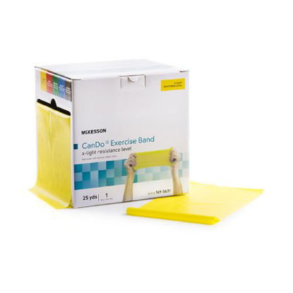 Picture of Exercise Resistance Band McKesson Yellow 5 Inch X 25 Yard X-Light Resistance169-5631