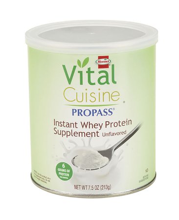 Picture of Oral Protein Supplement Vital Cuisine® ProPass® Whey Protein Unflavored Powder 7.5 oz. Can13126