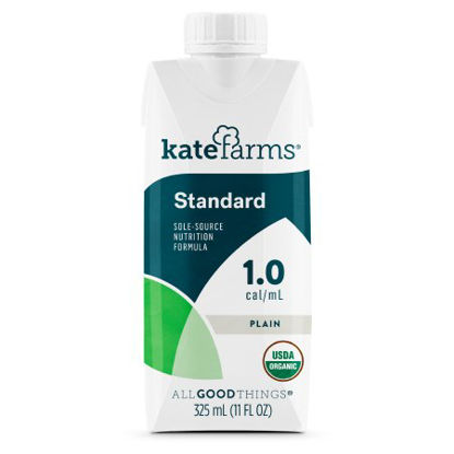 Picture of Oral Supplement / Tube Feeding Formula Kate Farms® Standard 1.0 Plain Plain Flavor Ready to Use 11 oz. Carton851823006676