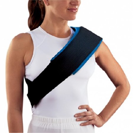 Picture of Hot / Cold Therapy Wrap ProCare® General Purpose One Size Fits Most 4-1/2 X 9-1/2 Inch Polyester / Velvet Reusable79-97210