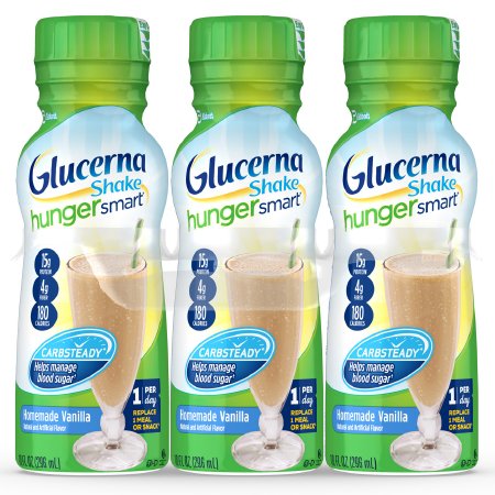 Picture of Oral Supplement Glucerna® Hunger Smart® Vanilla Flavor Ready to Use 10 oz. Bottle62882