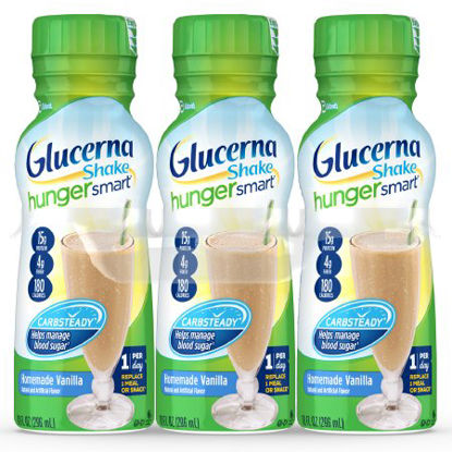 Picture of Oral Supplement Glucerna® Hunger Smart® Vanilla Flavor Ready to Use 10 oz. Bottle62882
