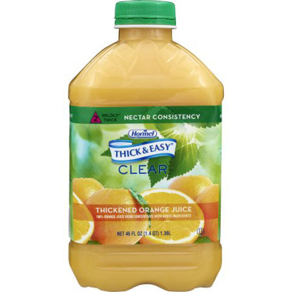 Picture of Thickened Beverage Thick & Easy® 46 oz. Bottle Orange Juice Flavor Ready to Use Nectar Consistency42161
