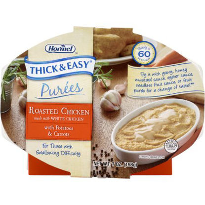 Picture of Puree Thick & Easy® Purees 7 oz. Tray Roasted Chicken with Potatoes / Carrots Flavor Ready to Use Puree Consistency60748