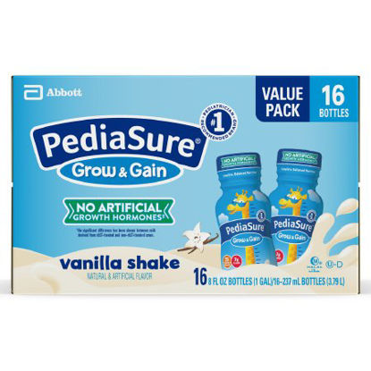 Picture of Pediatric Oral Supplement PediaSure® Grow & Gain Vanilla Flavor 8 oz. Bottle Ready to Use62082