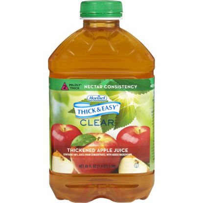 Picture of Thickened Beverage Thick & Easy® 46 oz. Bottle Apple Juice Flavor Ready to Use Nectar Consistency28876