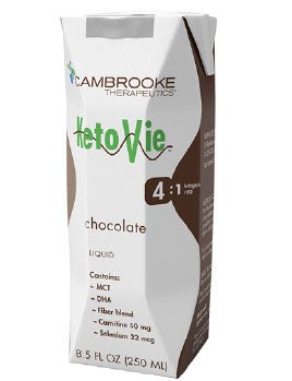 Picture of Ketogenic Oral Supplement KetoVie® 4:1 Chocolate Flavor 8.5 oz. Carton Ready to Use50103