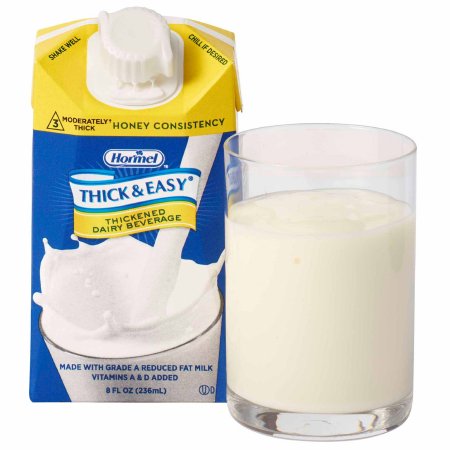Picture of Thickened Beverage Thick & Easy® Dairy 8 oz. Carton Milk Flavor Ready to Use Honey Consistency41805