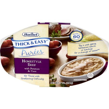 Picture of Puree Thick & Easy® Purees 7 oz. Tray Beef with Potatoes / Corn Flavor Ready to Use Puree Consistency60747