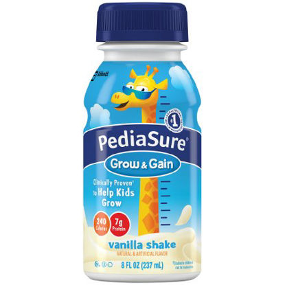 Picture of Pediatric Oral Supplement PediaSure® Grow & Gain Vanilla Flavor 8 oz. Bottle Ready to Use58049