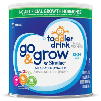 Picture of Pediatric Oral Supplement Go & Grow by Similac® Unflavored 24 oz. Can Powder67010
