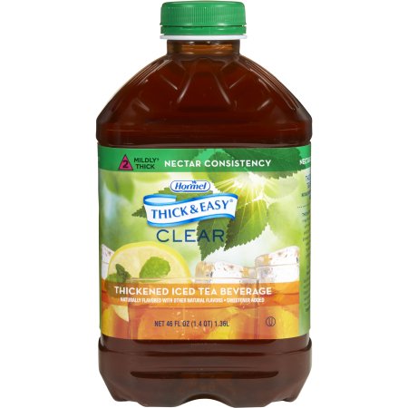 Picture of Thickened Beverage Thick & Easy® 46 oz. Bottle Iced Tea Flavor Ready to Use Nectar Consistency28702
