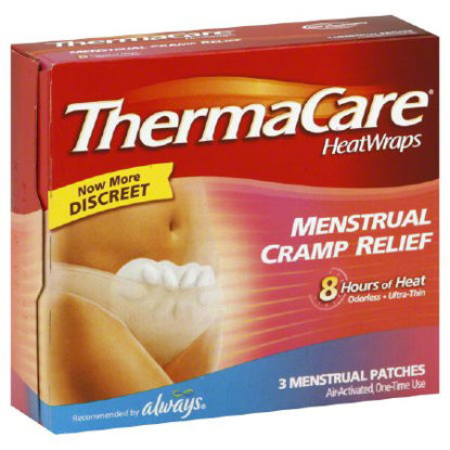 Picture of Instant Hot Patch ThermaCare® HeatWraps Menstrual Pain Abdomen One Size Fits Most Nonwoven Material Cover Disposable00573302002