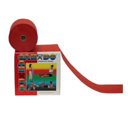 Picture of Exercise Resistance Band CanDo® Red 5 Inch X 50 Yard Light Resistance10-5622