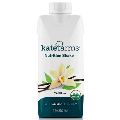 Picture of Oral Supplement Kate Farms® Nutrition Shake Vanilla Flavor Ready to Use 11 oz. Carton811112030591
