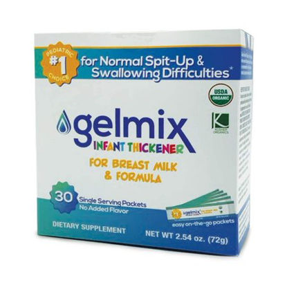 Picture of Infant Formula and Breast Milk Thickener Gelmix® 2.4 Gram Individual Packet Unflavored Powder Consistency Varies By PreparationGEL-WHO-005