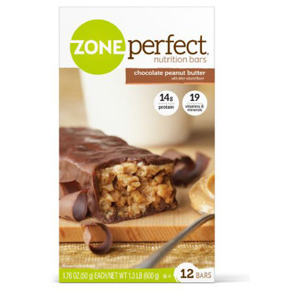 Picture of Nutrition Bar ZonePerfect® Chocolate Peanut Butter Flavor Ready to Use Individually Wrapped63161