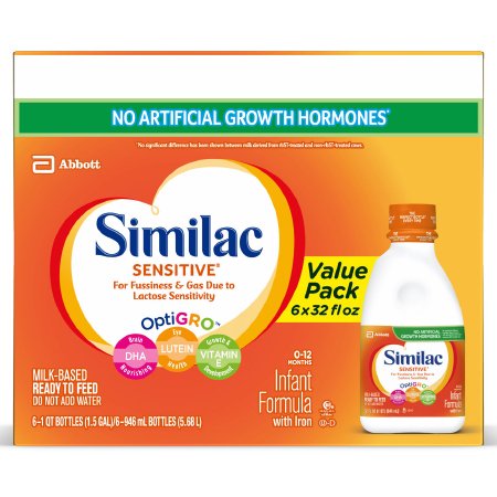 Picture of Infant Formula Similac® Sensitive® 32 oz. Bottle Ready to Use57533