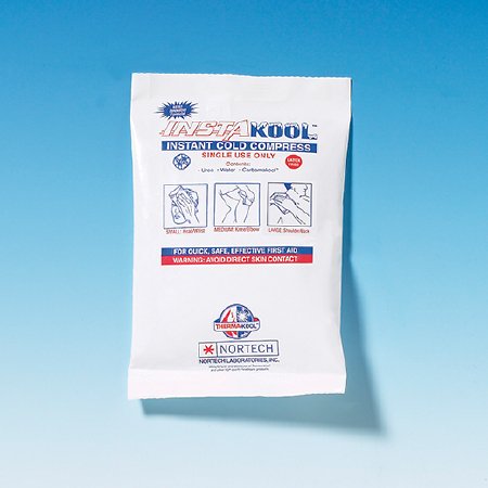 Picture of Instant Cold Pack InstaKool™ Junior General Purpose 5 X 7 Inch Plastic / Urea / Water / CarbamaKool™ DisposableTKINST5748