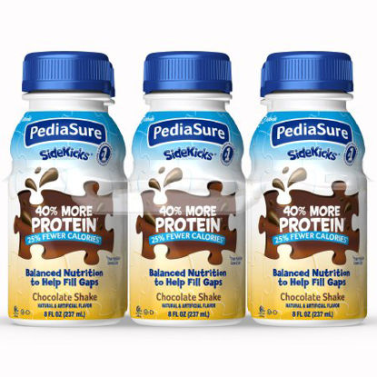 Picture of Pediatric Oral Supplement PediaSure® Sidekicks® High Protein Chocolate Flavor 8 oz. Bottle Ready to Use66639