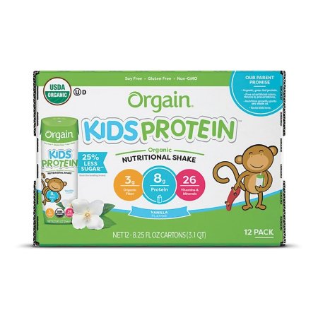 Picture of Pediatric Oral Supplement Orgain® Kids® Protein Organic Nutritional Shake Vanilla Flavor 8.25 oz. Carton Ready to Use851770003100