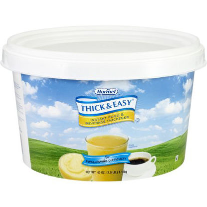 Picture of Food and Beverage Thickener Thick & Easy® 40 oz. Tub Unflavored Powder Honey / Nectar Consistency07941
