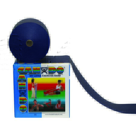 Picture of Exercise Resistance Band CanDo® Blue 5 Inch X 50 Yard Heavy Resistance10-5624