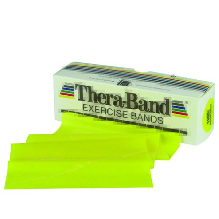 Picture of Exercise Resistance Band Thera-Band® Yellow 5 Inch X 6 Yard X-Light Resistance10-1000