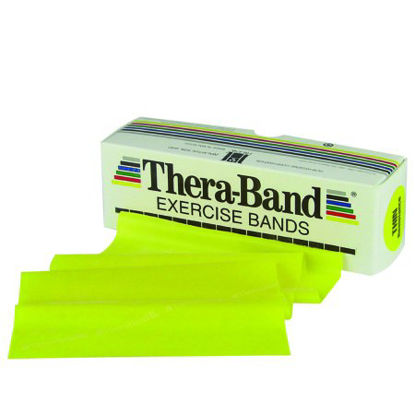 Picture of Exercise Resistance Band Thera-Band® Yellow 5 Inch X 6 Yard X-Light Resistance10-1000