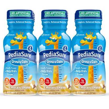 Picture of Pediatric Oral Supplement PediaSure® Grow & Gain Smores Flavor 8 oz. Bottle Ready to Use66918