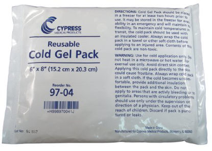 Picture of Cold Pack Cypress General Purpose Large 6 X 8 Inch Plastic / Gel Reusable97-04