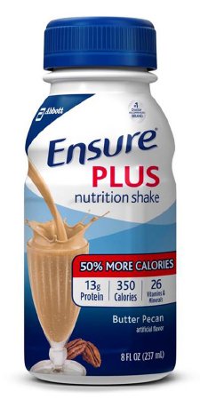 Picture of Oral Supplement Ensure® Plus Nutrition Shake Butter Pecan Flavor Ready to Use 8 oz. Bottle57272