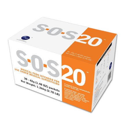 Picture of Carborhydrate Oral Supplement S.O.S. 20 Neutral Flavor 42 Gram Individual Packet Powder52278