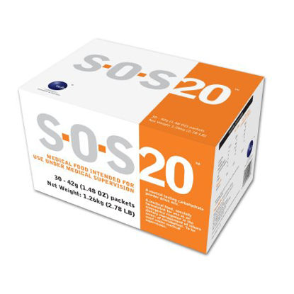 Picture of Carborhydrate Oral Supplement S.O.S. 20 Neutral Flavor 42 Gram Individual Packet Powder52278