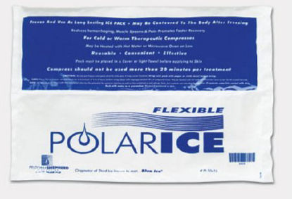 Picture of Cold Pack Flexible Polar Ice™ General Purpose One Size Fits Most 10-1/2 X 14 Inch Plastic / Gel ReusablePOLARICE 10X15