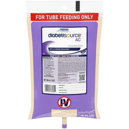Picture of Tube Feeding Formula Diabetisource® AC 50.7 oz. Bag Ready to Hang Unflavored Adult10043900365838