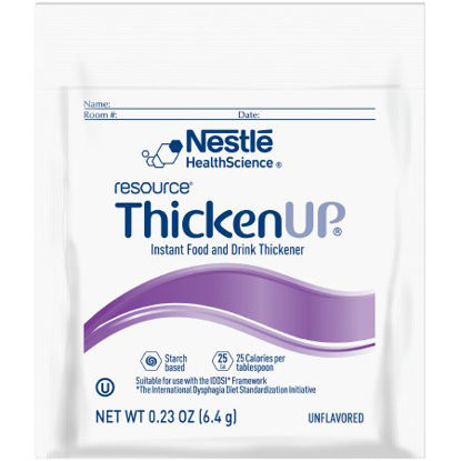Picture of Food and Beverage Thickener Resource® Thickenup® 6.4 Gram Individual Packet Unflavored Powder Consistency Varies By Preparation10043900225408