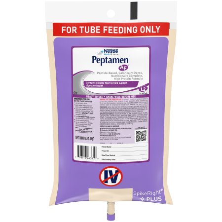 Picture of Tube Feeding Formula Peptamen AF® 33.8 oz. Bag Ready to Hang Unflavored Adult00798716763905