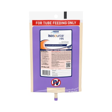 Picture of Tube Feeding Formula Isosource® HN 50.7 oz. Bag Ready to Hang Unflavored Adult10043900284665