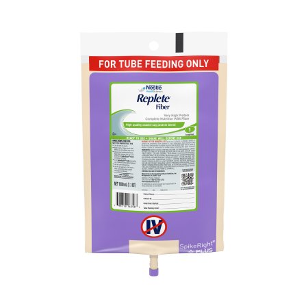 Picture of Tube Feeding Formula Replete® Fiber 33.8 oz. Bag Ready to Hang Unflavored Adult10798716263587